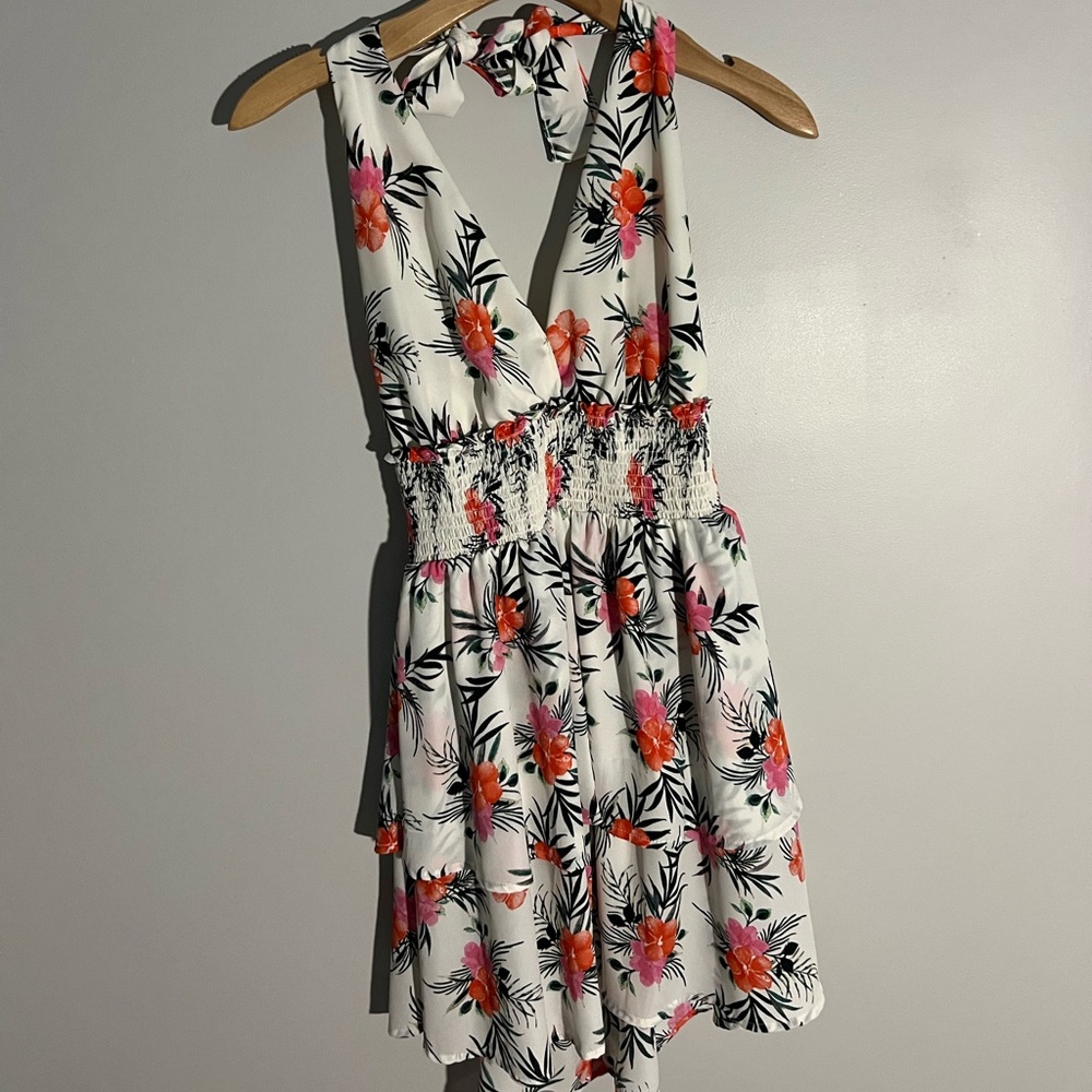 Floral Halter summer dress